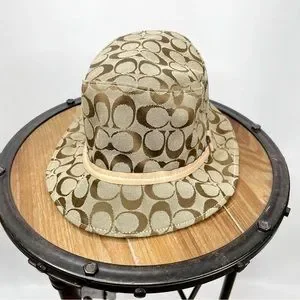 Coach Mini Signature Logo Bucket Hat Coach Mini Signature Logo Bucket Hat | eBay main image 2